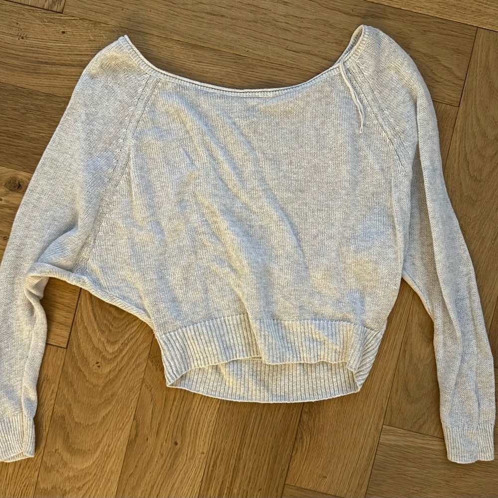 American Eagle | Cropped Scoop Knit Sweater | S